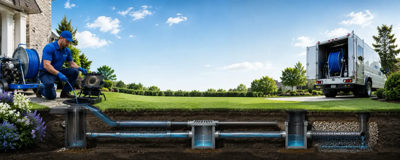 Outdoor drain cleaning information for Powderly, TX